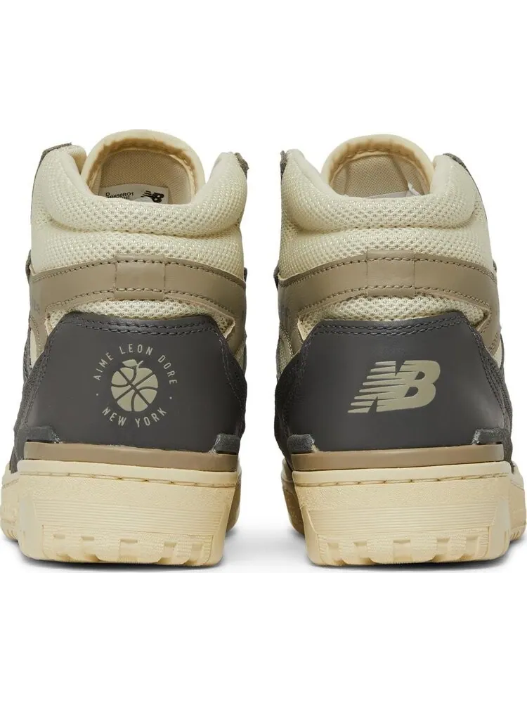 Кроссовки New Balance Aimé Leon Dore x 650R 'Grey' — изображение 6 из 8, серый