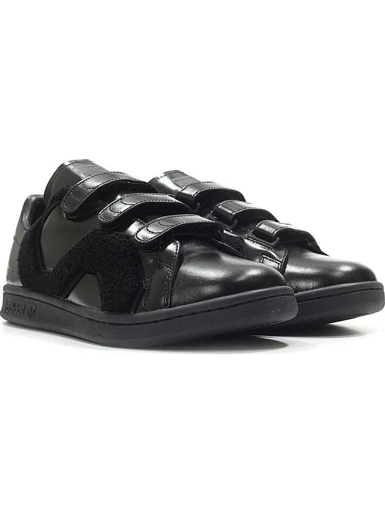Кроссовки Adidas Raf Simons x Stan Smith Comfort Badge 'Core Black' — изображение 2 из 5, черный