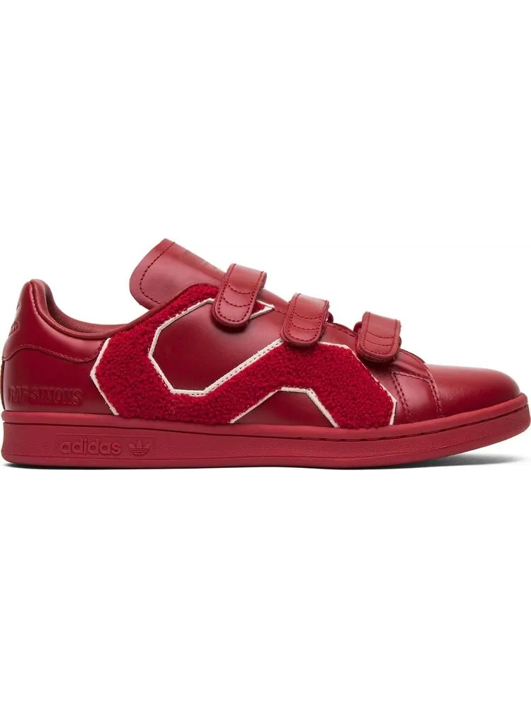 Кроссовки Adidas Raf Simons x Stan Smith Comfort Badge 'Power Red' — изображение 1 из 8, красный
