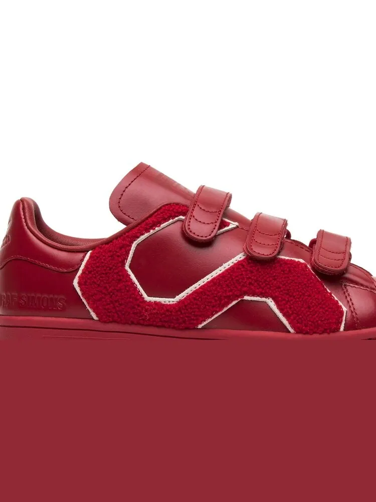 Кроссовки Adidas Raf Simons x Stan Smith Comfort Badge 'Power Red' — изображение 2 из 8, красный