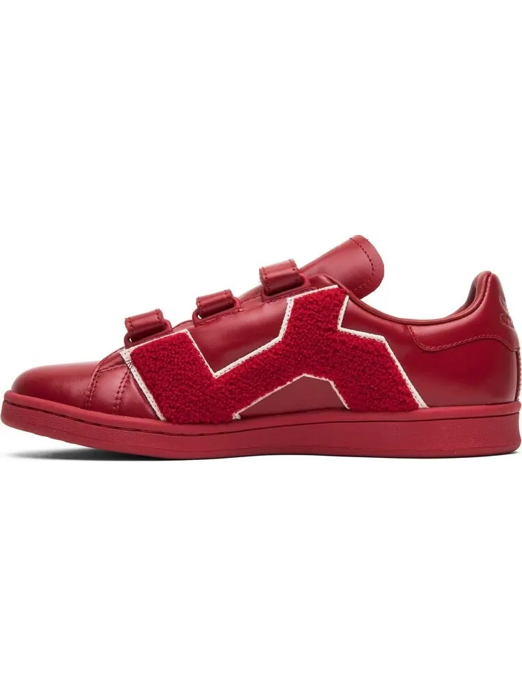 Кроссовки Adidas Raf Simons x Stan Smith Comfort Badge 'Power Red' — изображение 3 из 8, красный