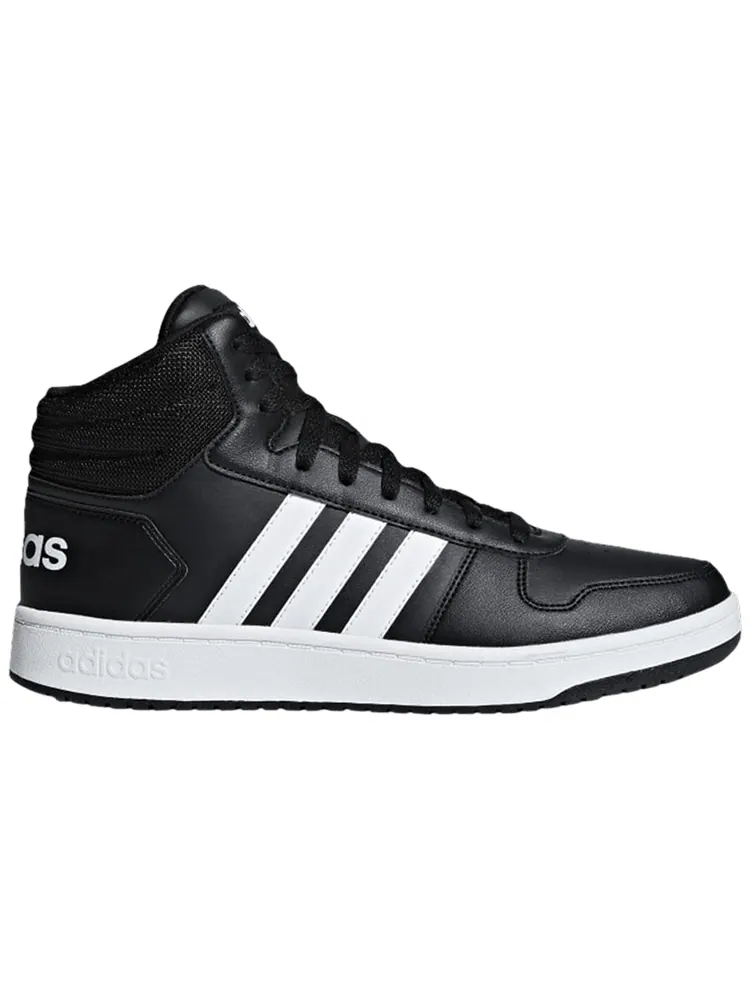 Кроссовки adidas Hoops 2.0 Mid 'Black White' — изображение 1 из 1, черный