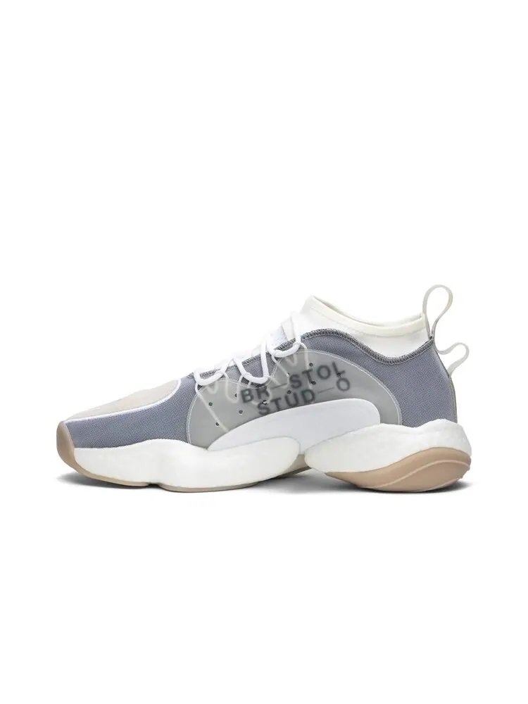 Кроссовки Adidas Bristol Studio x Crazy BYW LVL 2 'Sharpshooter' — изображение 3 из 4, белый