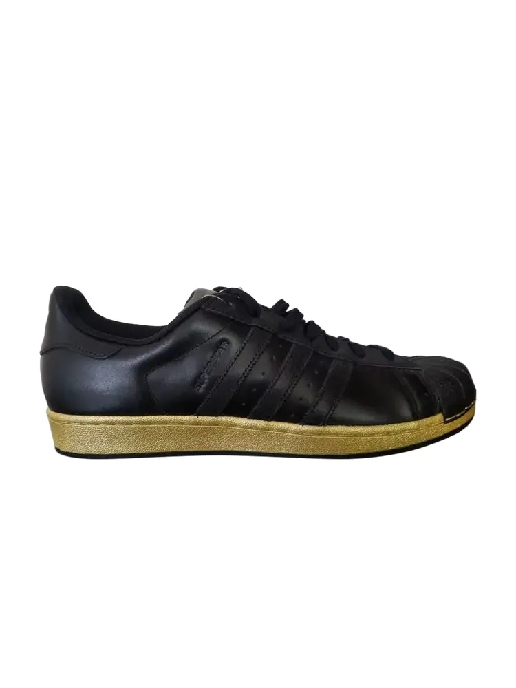 Кроссовки Adidas Superstar Shell Toe 'Black Metallic Gold' — изображение 1 из 1, черный