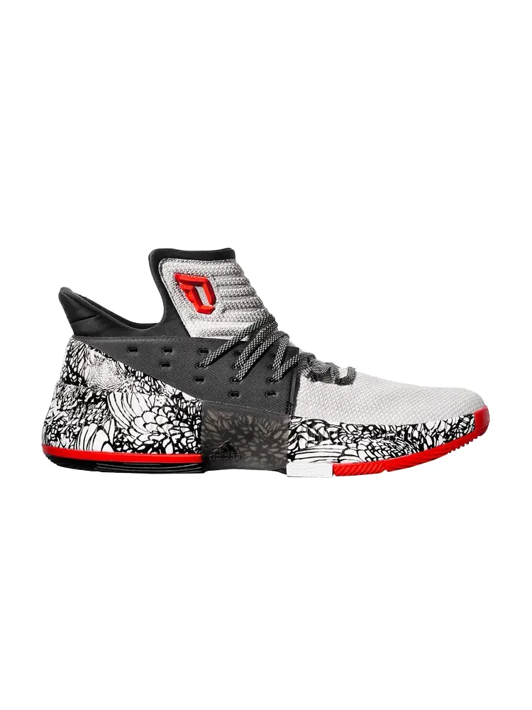 Кроссовки Adidas Dame 3 'Chinese New Year' — изображение 1 из 1, белый