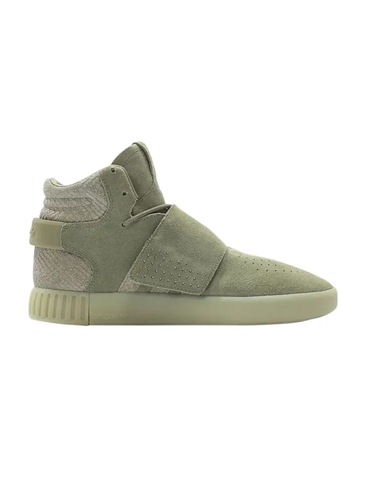 Кроссовки Adidas Tubular Invader Strap 'Dark Green' — изображение 1 из 1, зеленый