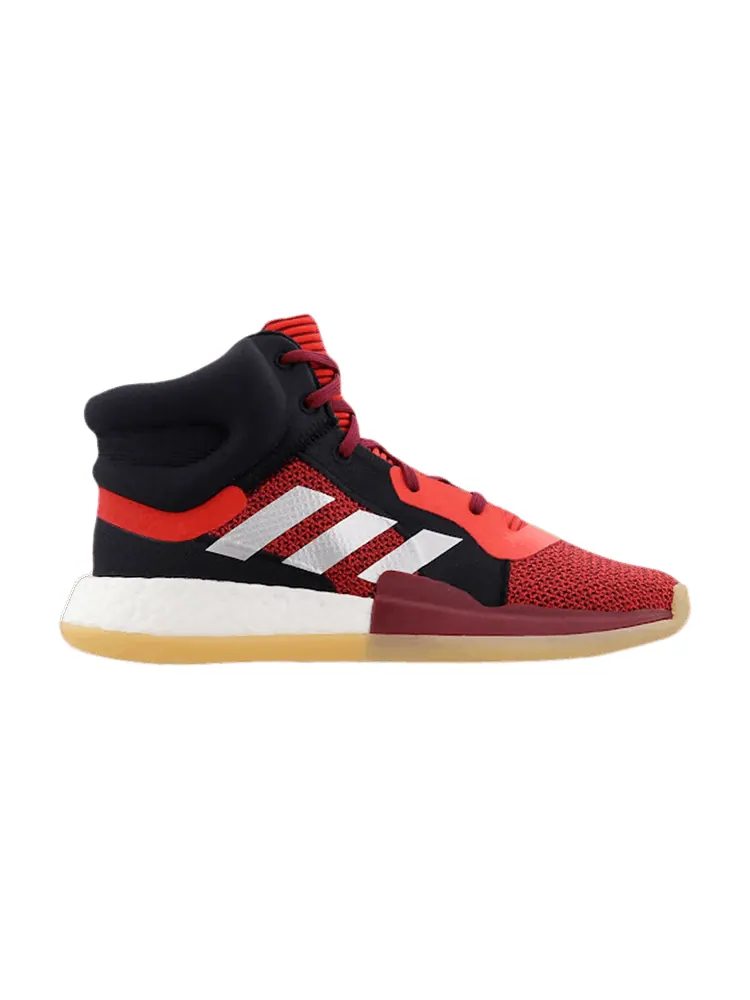 Кроссовки adidas Marquee Boost J 'Collegiate Burgundy' — изображение 1 из 1, бордовый/белый/красный