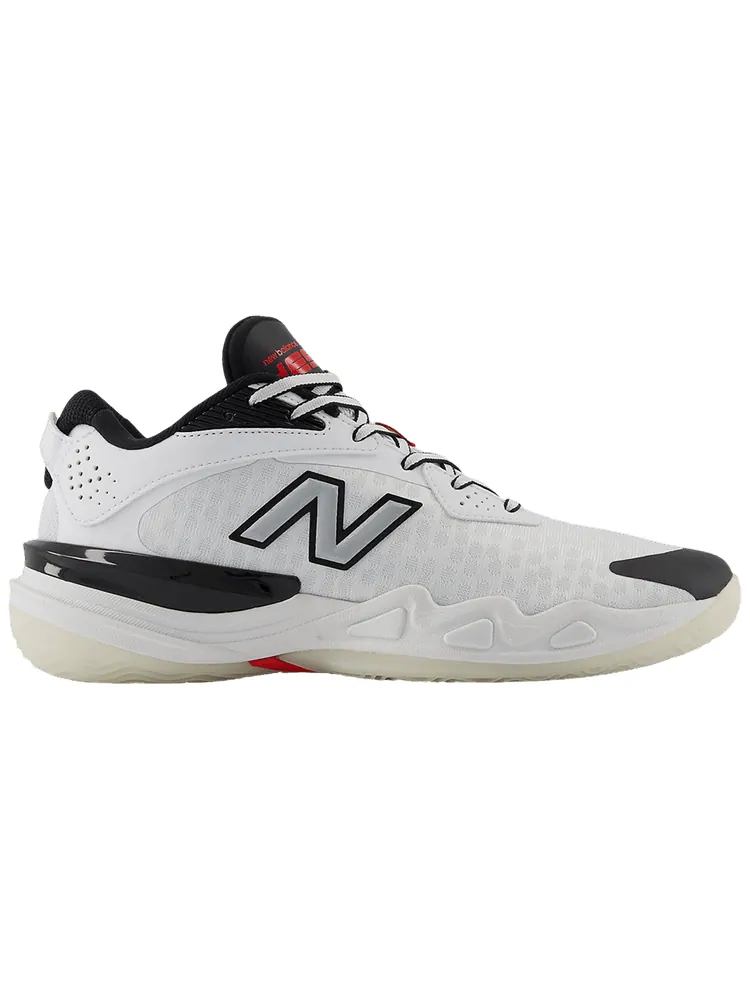 Кроссовки New Balance Hesi Low V2 'White Team Red Black' — изображение 1 из 1, белый
