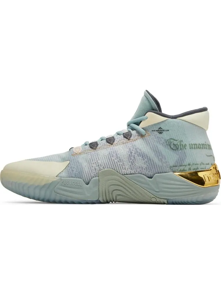 Кроссовки New Balance KAWHI 2 'New Money' — изображение 3 из 8, зеленый