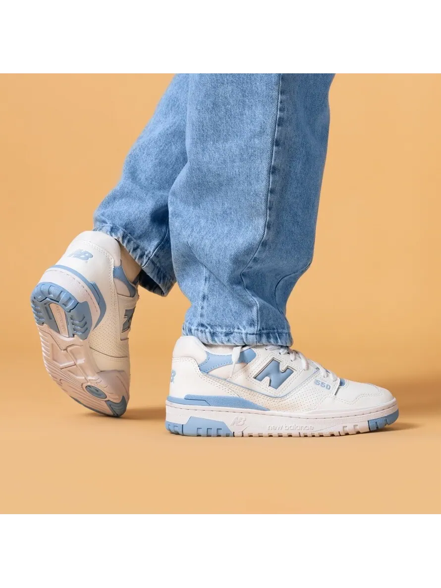 Женские кроссовки New Balance 550 Blue Haze — изображение 2 из 9, белый