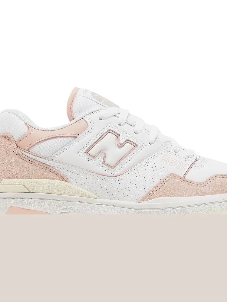 Кроссовки New Balance Wmns 550 'White Pink Sand' — изображение 3 из 9, белый