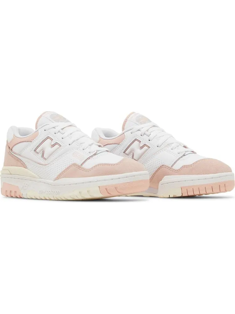 Кроссовки New Balance Wmns 550 'White Pink Sand' — изображение 9 из 9, белый