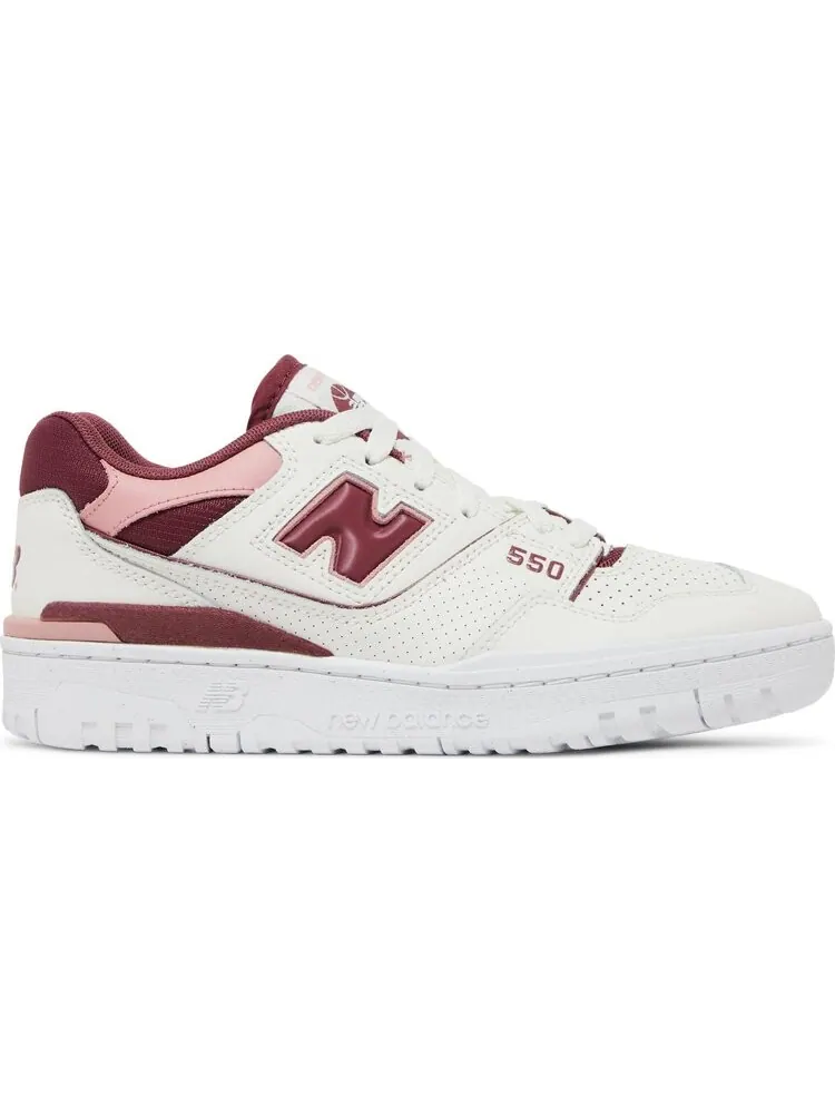 Кроссовки New Balance 550 'Washed Burgundy' — изображение 1 из 4, белый