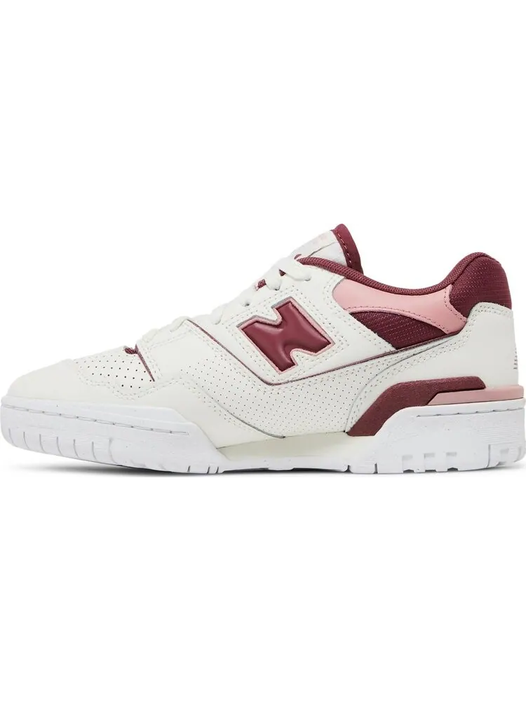 Кроссовки New Balance 550 'Washed Burgundy' — изображение 3 из 4, белый