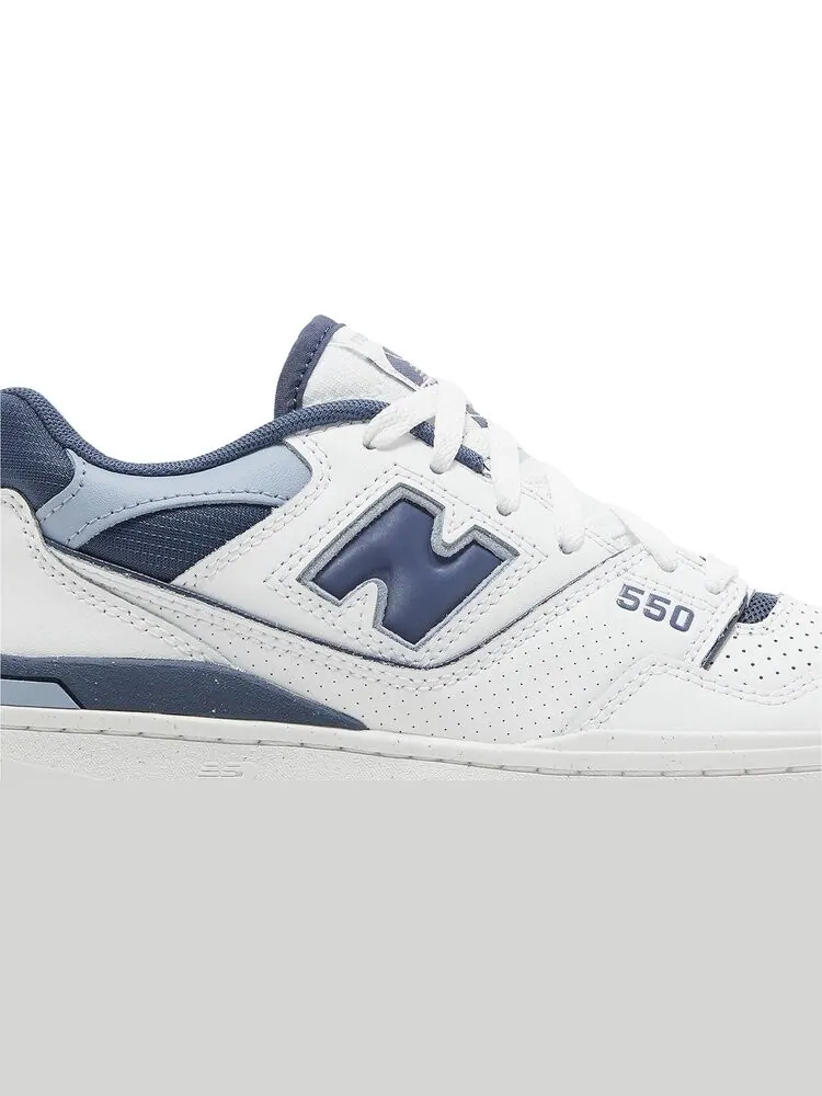 Кроссовки Wmns 550 'White Vintage Indigo' — изображение 2 из 4, белый