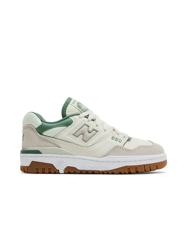 Кроссовки New Balance Wmns 550 Linen Natural Mint — изображение 1 из 6, зеленый