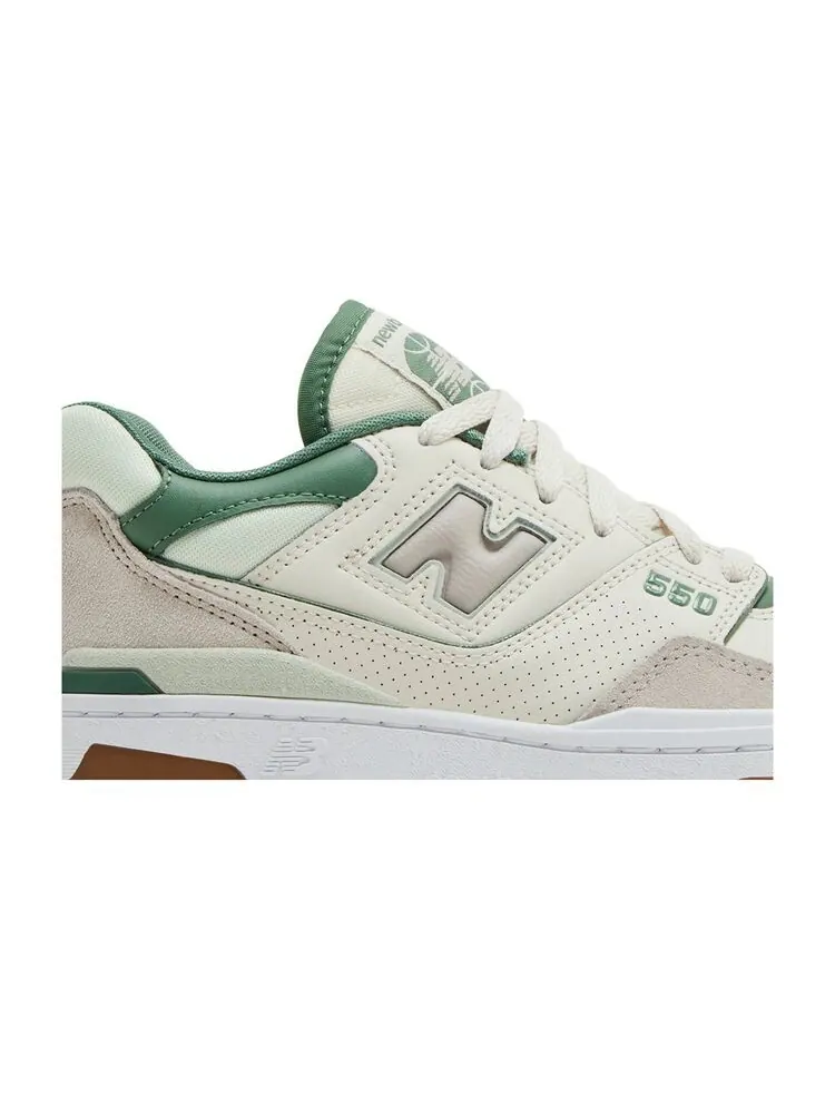 Кроссовки New Balance Wmns 550 Linen Natural Mint — изображение 2 из 6, зеленый