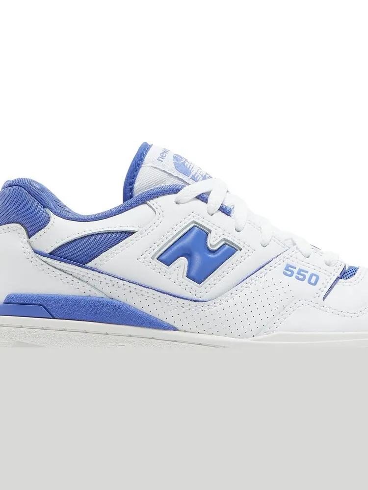 Кроссовки New Balance Wmns 550 'White Aura' — изображение 2 из 8, белый/синий