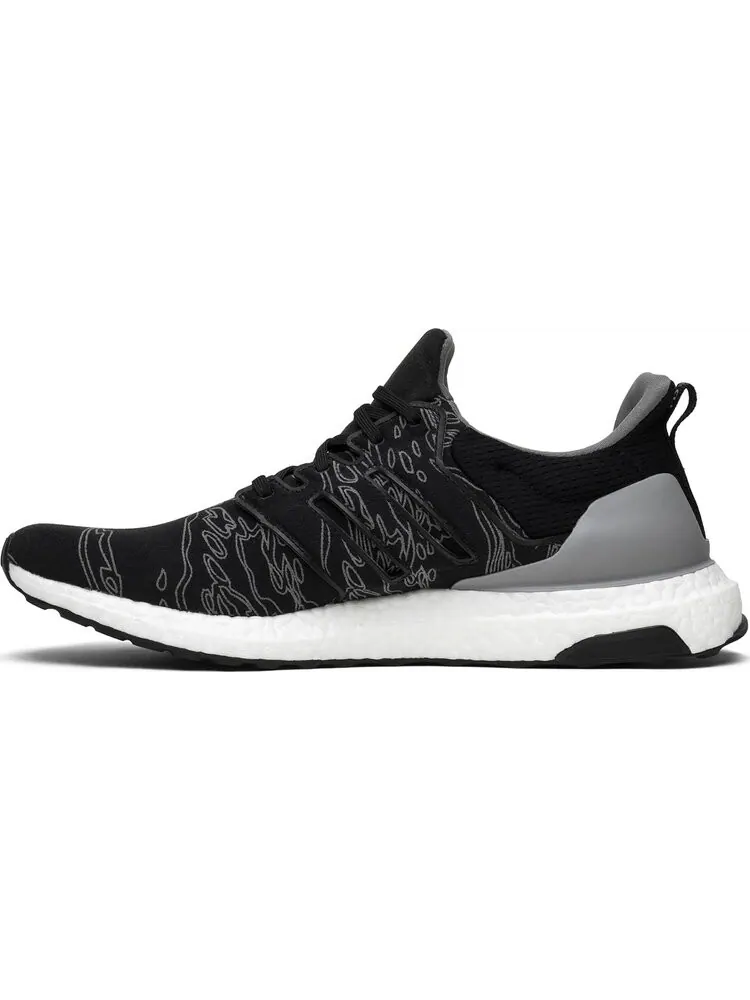 Кроссовки Adidas Undefeated x UltraBoost 'Utility Black' — изображение 3 из 8, черный