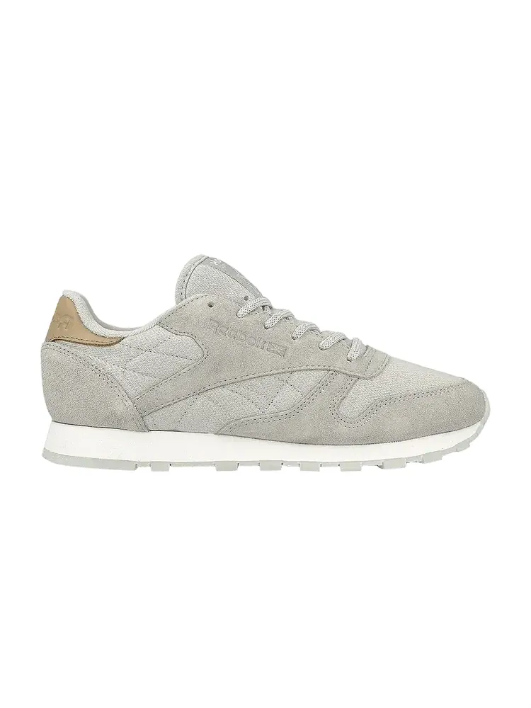 Кроссовки Reebok Wmns Classic Leather 'Sea-Worn - Skull Grey' — изображение 1 из 1, серый/белый