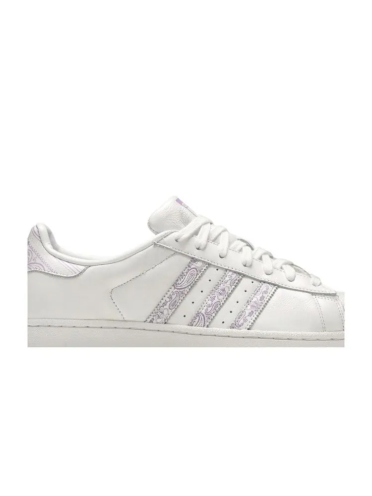 Кроссовки Adidas Superstar — изображение 2 из 8, белый фиолетовый