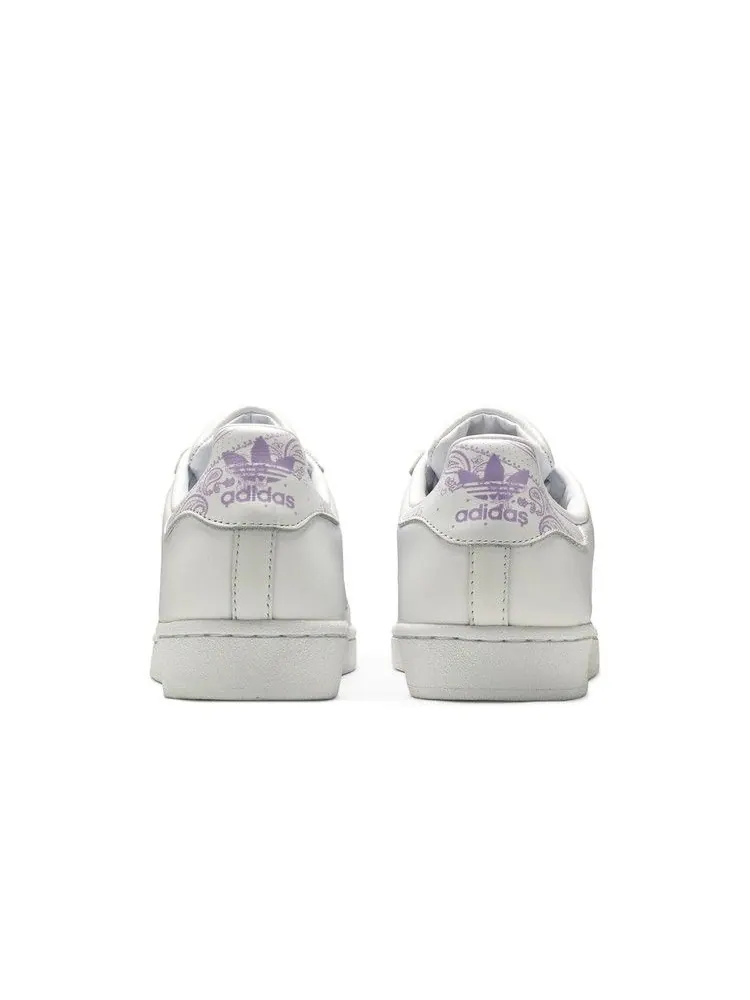 Кроссовки Adidas Superstar — изображение 6 из 8, белый фиолетовый