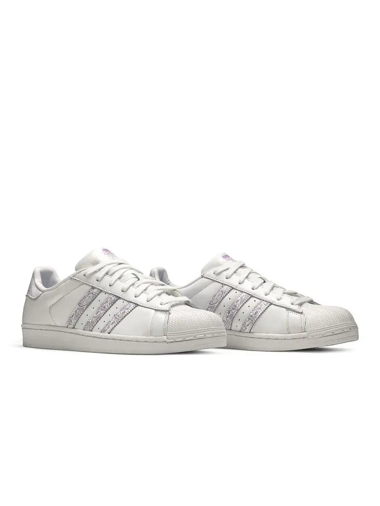 Кроссовки Adidas Superstar — изображение 8 из 8, белый фиолетовый