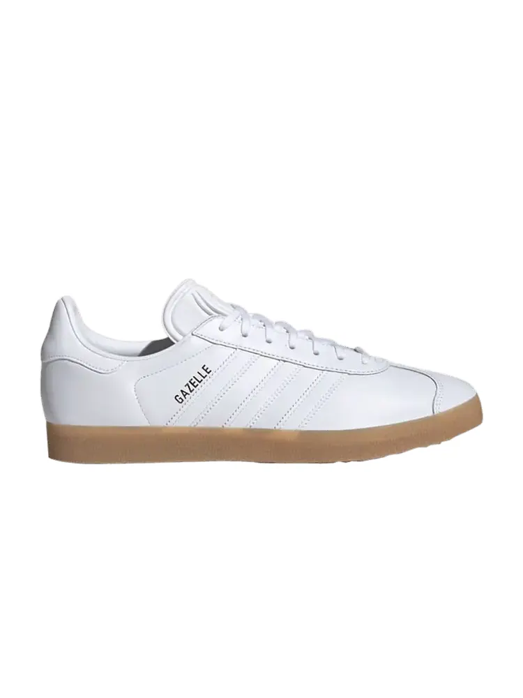 Кроссовки adidas Gazelle 'White Leather Gum' — изображение 1 из 1, белый/белый