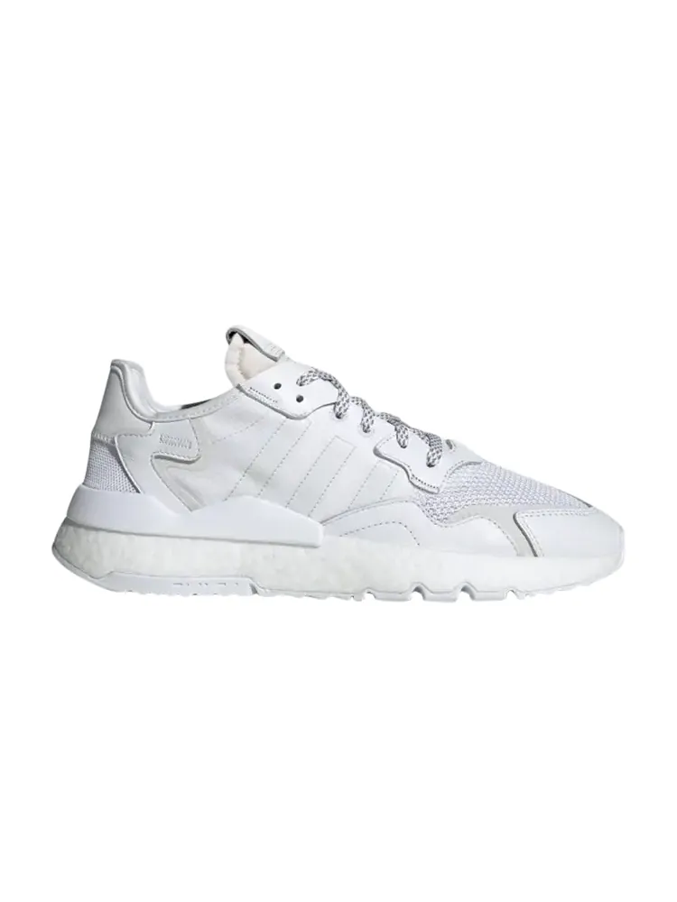 Кроссовки Adidas Nite Jogger 'Triple White' — изображение 1 из 1, белый