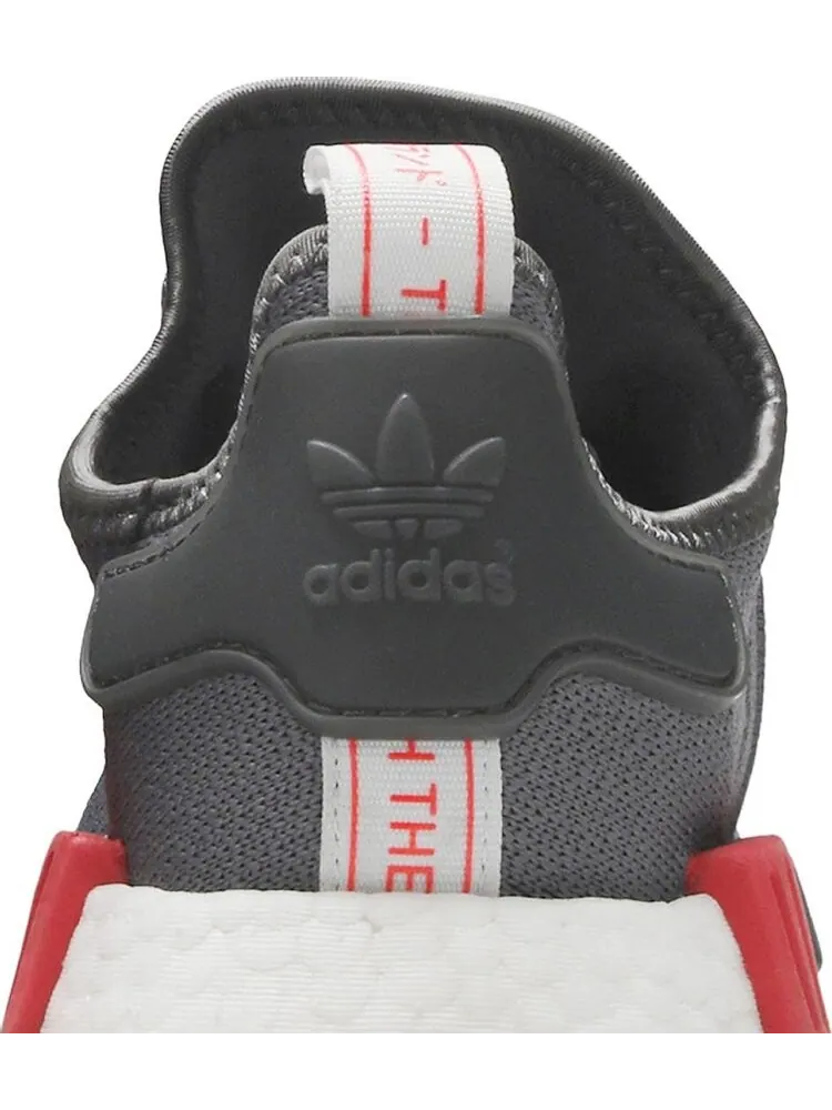 Кроссовки Adidas NMD_R1 'Grey Red' — изображение 7 из 8, серый