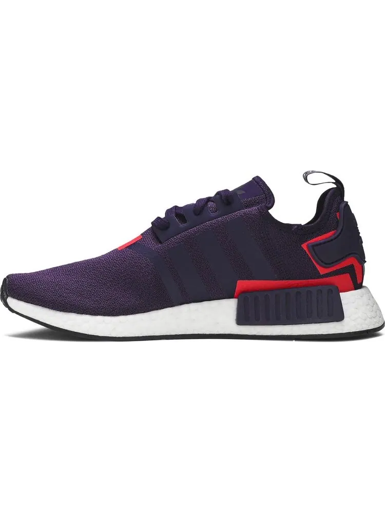 Кроссовки Adidas NMD_R1 'Colorblock - Purple Red' — изображение 3 из 8, фиолетовый