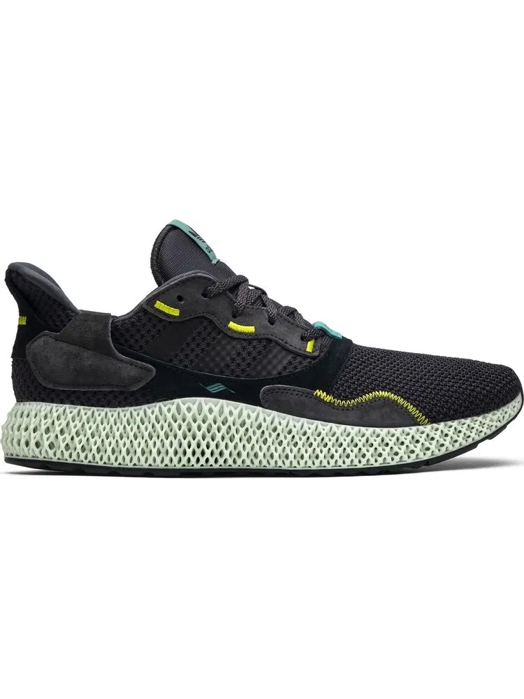 Кроссовки Adidas ZX 4000 Futurecraft 4D 'Carbon' — изображение 1 из 8, черный