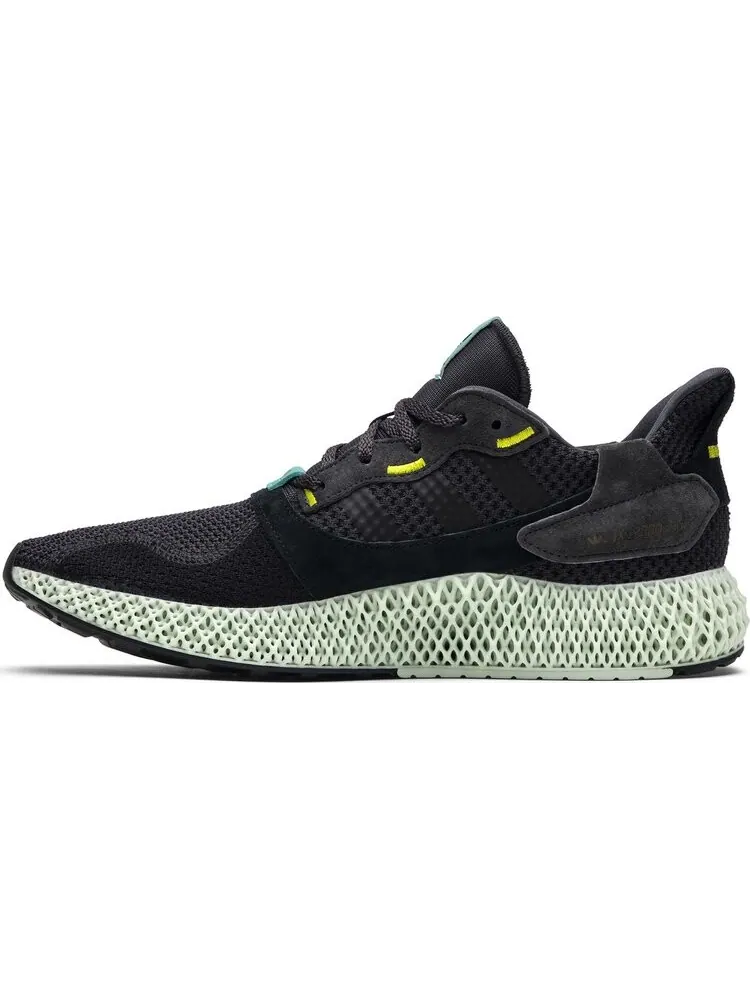 Кроссовки Adidas ZX 4000 Futurecraft 4D 'Carbon' — изображение 3 из 8, черный