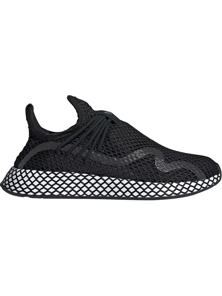 Кроссовки Adidas Deerupt S 'Core Black' — изображение 1 из 1, черный