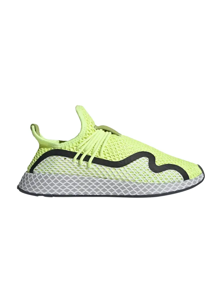 Кроссовки Adidas Deerupt S 'Solar Yellow' — изображение 1 из 1, желтый