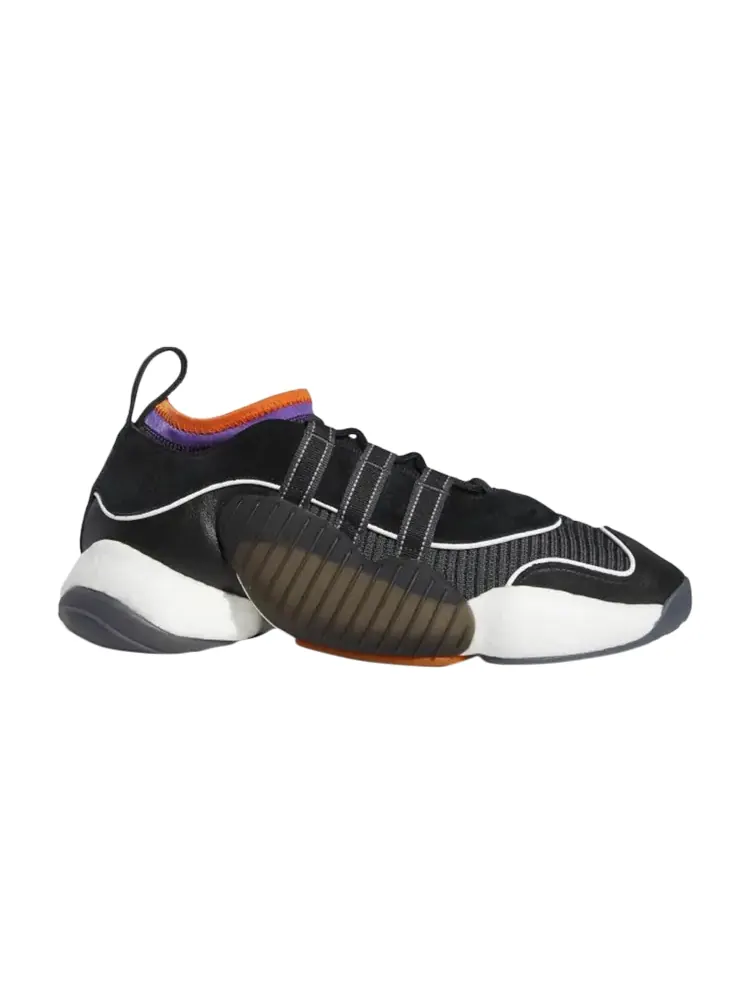 Кроссовки Adidas Crazy BYW 2 'Black Purple' — изображение 1 из 1, черный