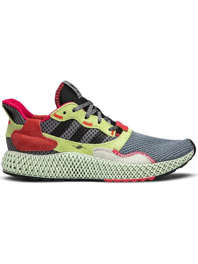Кроссовки Adidas ZX 4000 Futurecraft 4D 'Grey Yellow' — изображение 1 из 8, серый