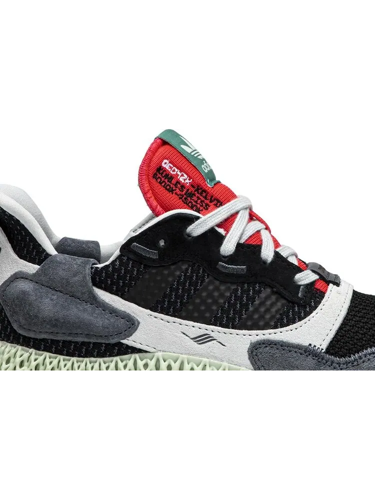 Кроссовки Adidas ZX 4000 Futurecraft 4D 'Black Onix' — изображение 2 из 8, черный