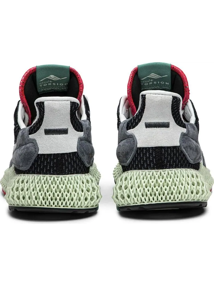 Кроссовки Adidas ZX 4000 Futurecraft 4D 'Black Onix' — изображение 6 из 8, черный