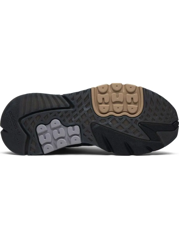 Кроссовки Adidas Nite Jogger 'Grey Pack - Carbon' — изображение 4 из 8, черный