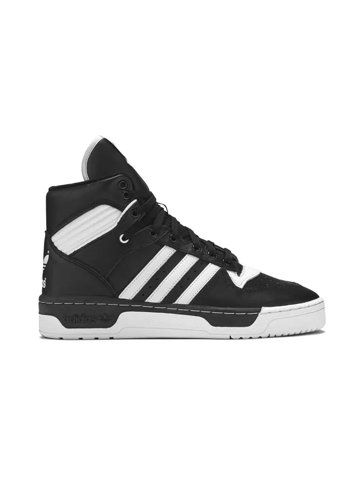 Кроссовки Adidas Rivalry Hi 'Black White' — изображение 1 из 4, черный