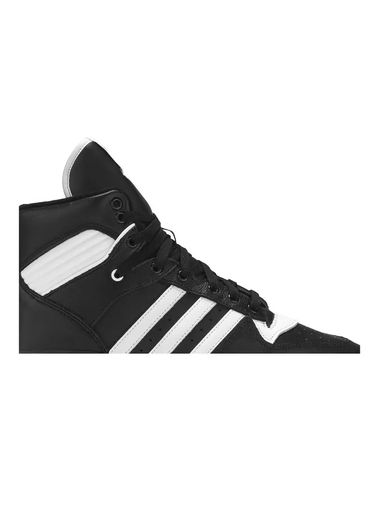 Кроссовки Adidas Rivalry Hi 'Black White' — изображение 2 из 4, черный