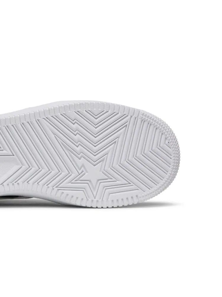 Кроссовки BAPE Comme des Garçons x Bapesta Low 'White Camo' — изображение 6 из 9, белый
