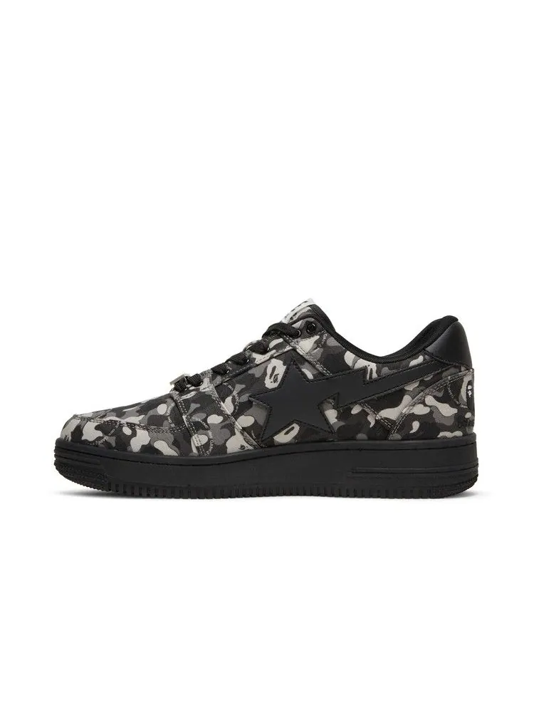 Кроссовки BAPE Comme des Garçons x Bapesta Low 'Black Camo' — изображение 4 из 9, черный