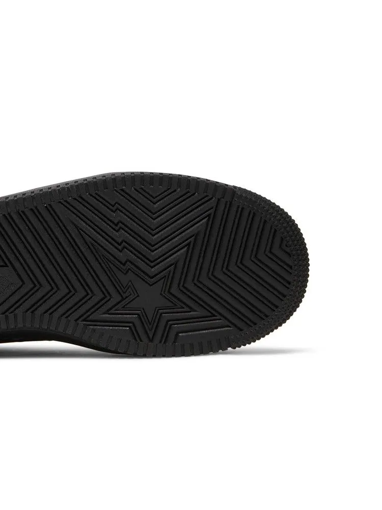 Кроссовки BAPE Comme des Garçons x Bapesta Low 'Black Camo' — изображение 6 из 9, черный