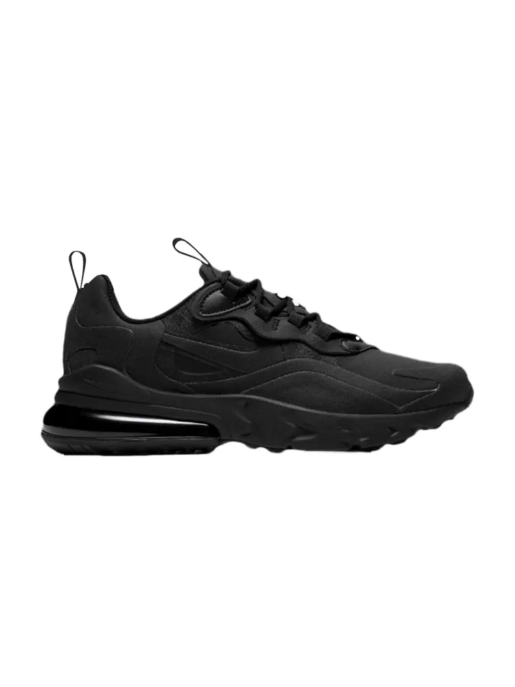 Кроссовки Nike Air Max 270 React GS 'Triple Black' — изображение 1 из 1, черный/черный/черный