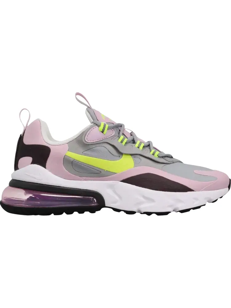 Кроссовки Nike Air Max 270 React GS 'Lemon Venom' — изображение 1 из 1, серый