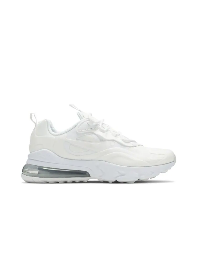 Кроссовки Nike Air Max 270 React GS Triple White — изображение 1 из 6, белый
