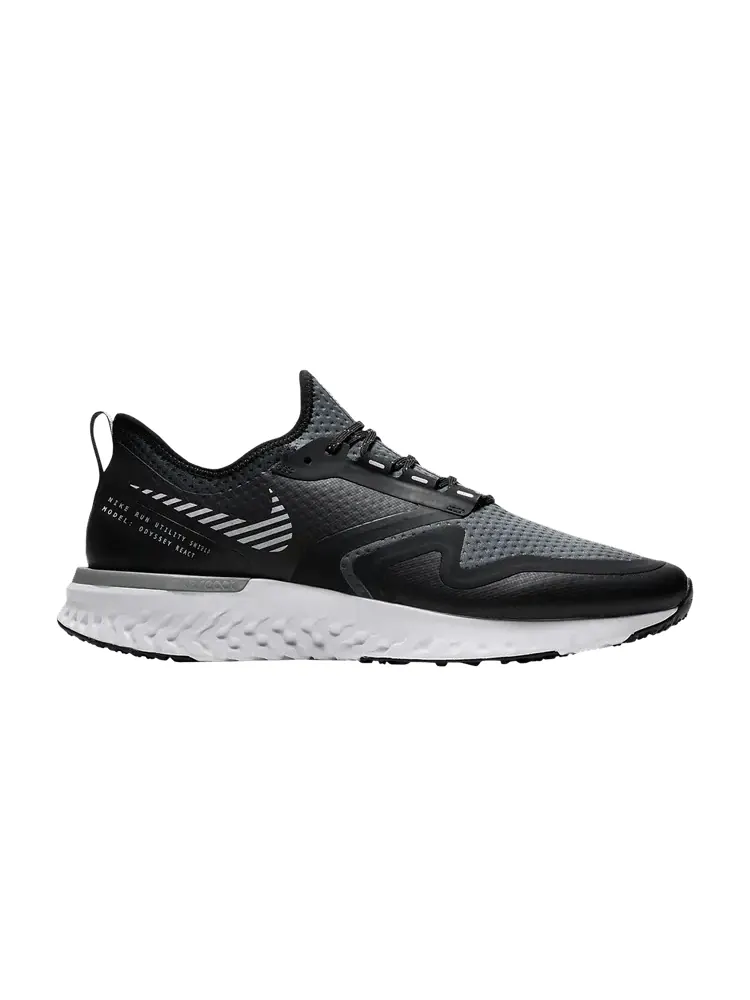 Кроссовки Odyssey React Shield 2 'Black Cool Grey' — изображение 1 из 1, черный серый