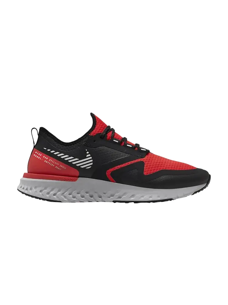 Кроссовки Odyssey React 2 Shield 'Habanero Red Black' — изображение 1 из 1, красный черный